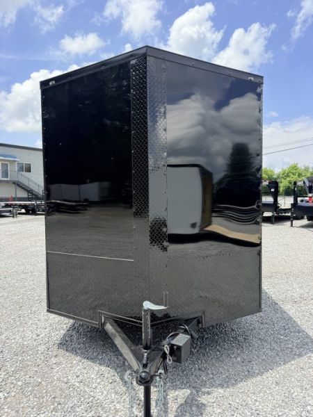 New 2027 Cargo United 7x14 TA (7FT HT) BLACKOUT .80 Polycore Cargo / Enclosed Trailer