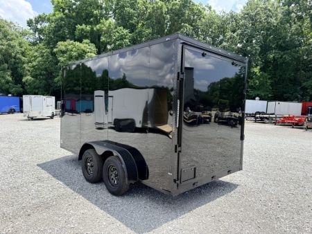 New 2027 Cargo United 7x14 TA (7FT HT) BLACKOUT .80 Polycore Cargo / Enclosed Trailer