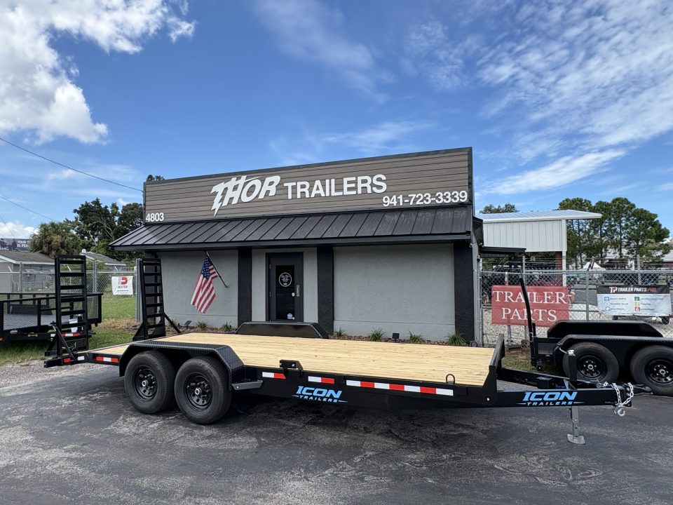 New 2026 Icon Trailers 7X20 14K 18' + 2' DOVETAIL EQUIPMENT Equipment Trailer