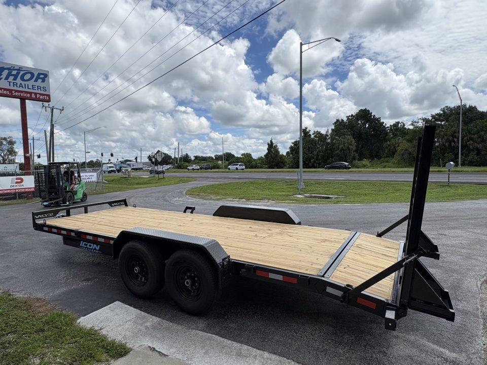 New 2026 Icon Trailers 7X20 14K 18' + 2' DOVETAIL EQUIPMENT Equipment Trailer