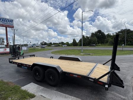 New 2026 Icon Trailers 7X20 14K 18' + 2' DOVETAIL EQUIPMENT Equipment Trailer