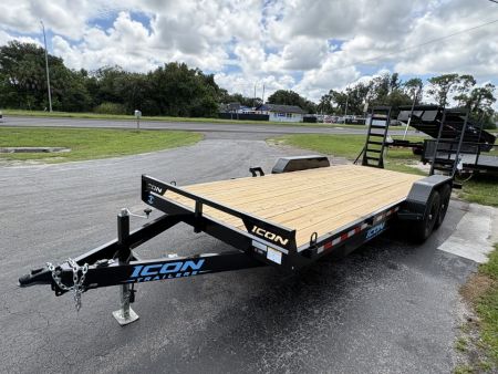 New 2026 Icon Trailers 7X20 14K 18' + 2' DOVETAIL EQUIPMENT Equipment Trailer