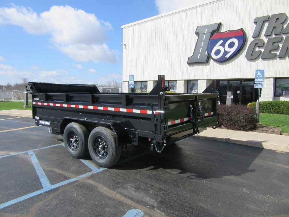 New 2027 Sure-Trac 7 x 14 ST-HTDU8214-140 Telescopic Dump Trailer 14K