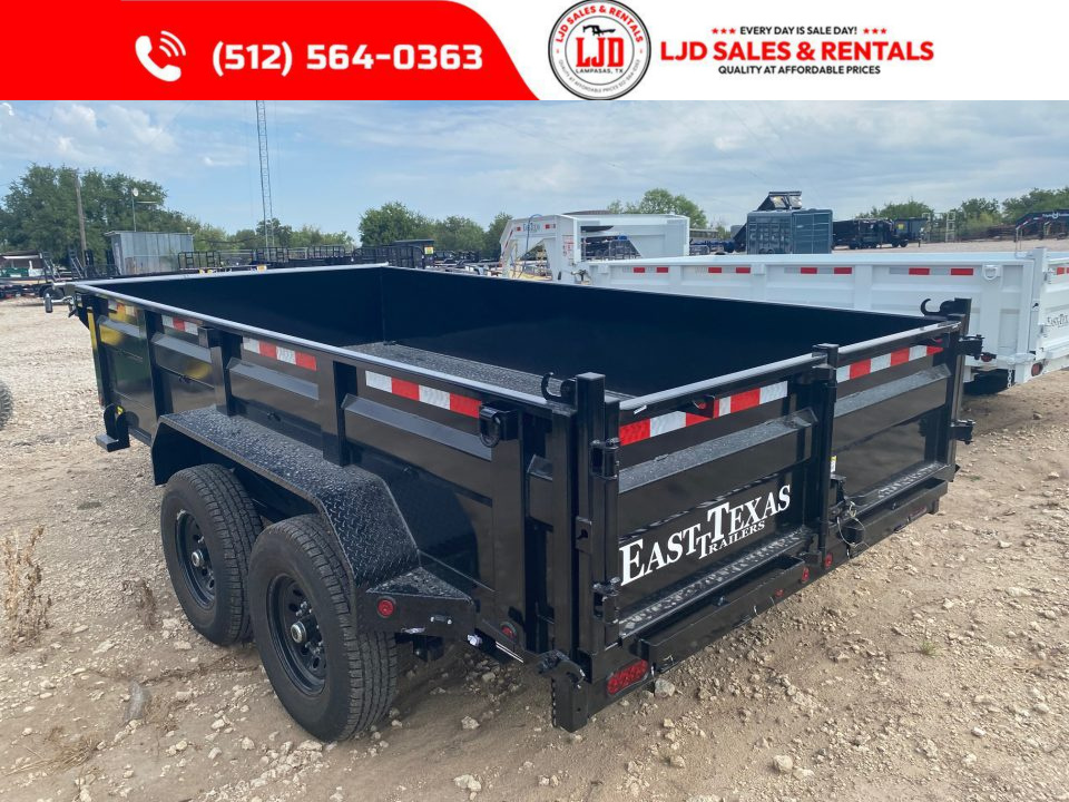 New 2027 East Texas - 83" x 14 - 14K GVWR Dump Trailer