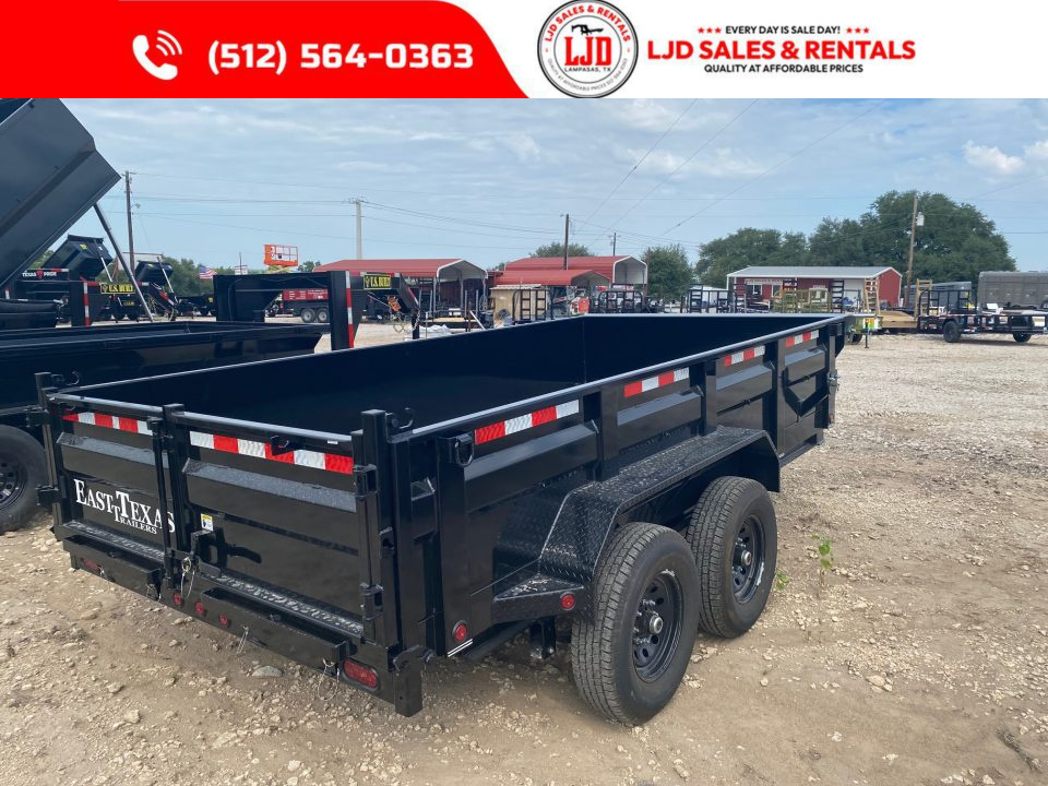 New 2027 East Texas - 83" x 14 - 14K GVWR Dump Trailer