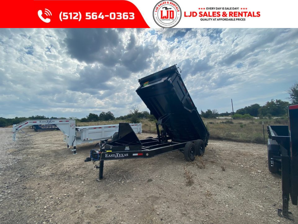 New 2027 East Texas - 83" x 14 - 14K GVWR Dump Trailer