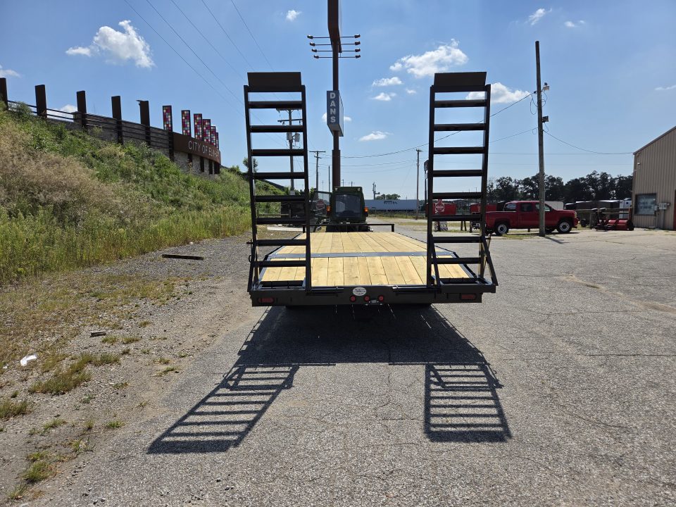New 2027 Quality Steel and Aluminum 102" x 24' 14K Flatbed Deckover Trailer #272576 Deckover Trailer