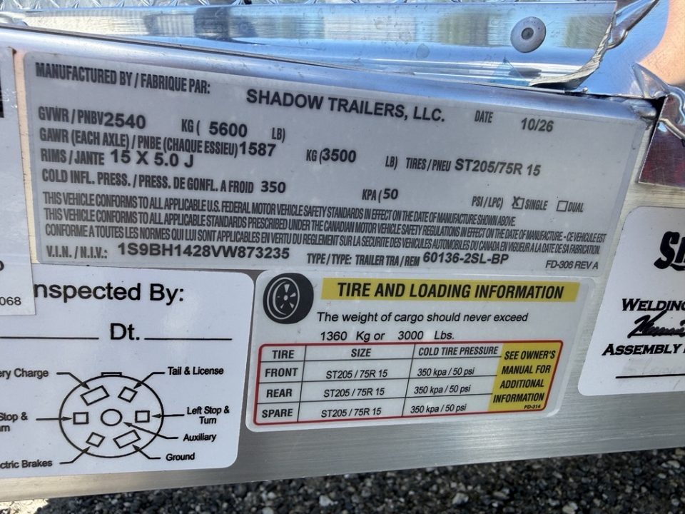 New 2026 Shadow 2 Horse Bumperpull Slant Trailer / Livestock Trailer with Removable Dividers and Tack Room Horse Trailer