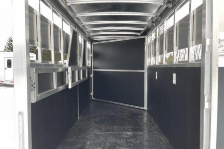 New 2026 Shadow 2 Horse Bumperpull Slant Trailer / Livestock Trailer with Removable Dividers and Tack Room Horse Trailer