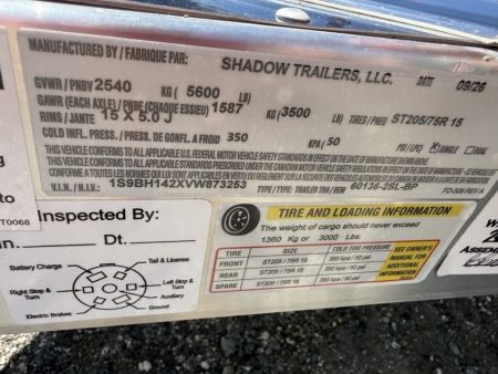 New 2026 Shadow 2 Horse Blue Bumperpull Slant Trailer / Livestock Trailer with Removable Dividers and Tack Room Horse Trailer