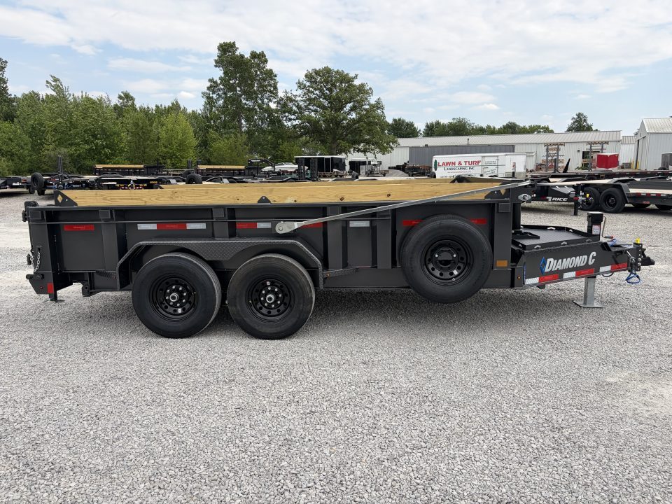 New 2027 Diamond C Trailers LPT207L14X82 (82" X 14') 15.5K Telescopic Dump Trailer