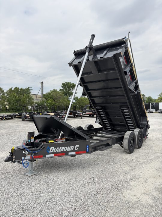 New 2027 Diamond C Trailers LPT207L14X82 (82" X 14') 15.5K Telescopic Dump Trailer