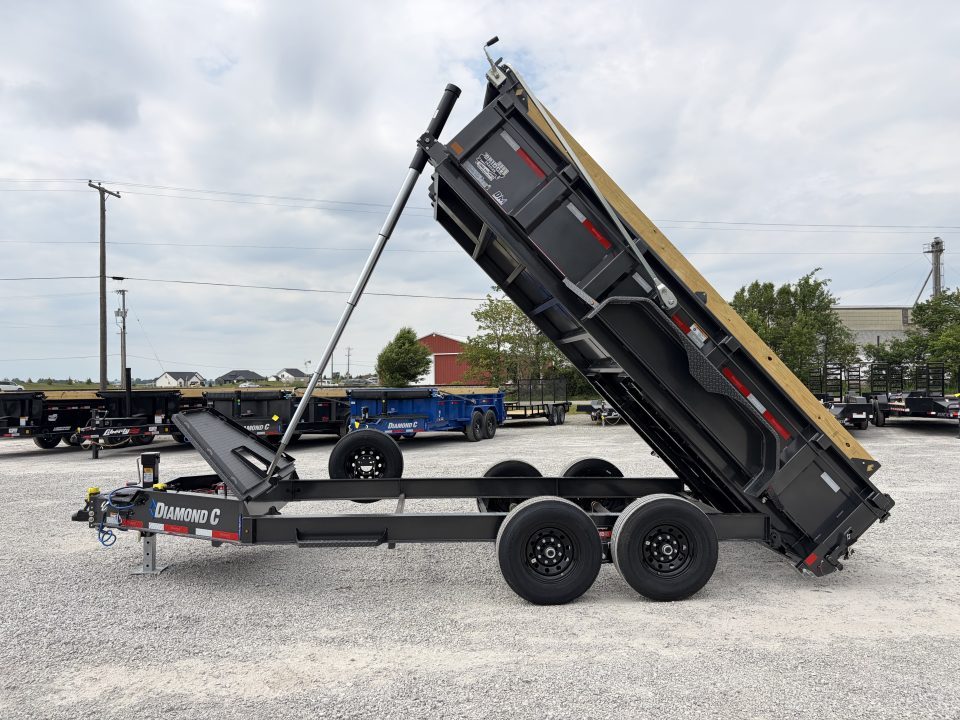 New 2027 Diamond C Trailers LPT207L14X82 (82" X 14') 15.5K Telescopic Dump Trailer