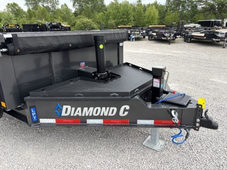 New 2027 Diamond C Trailers LPT207L14X82 (82" X 14') 15.5K Telescopic Dump Trailer