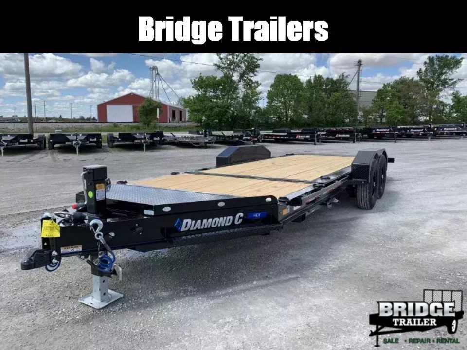 New 2027 Diamond C Trailers HDT207L20X82 (82" X 20') 15.5K Partial Tilt Equipment Trailer