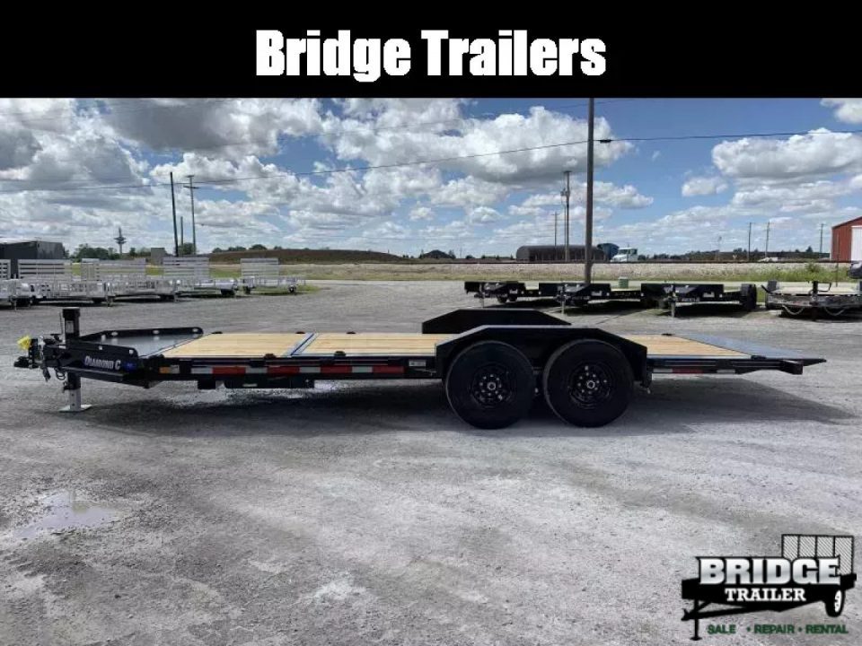 New 2027 Diamond C Trailers HDT207L20X82 (82" X 20') 15.5K Partial Tilt Equipment Trailer