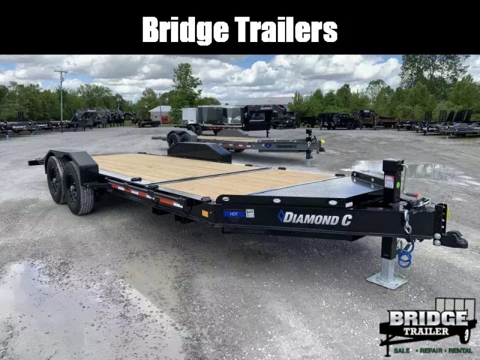 New 2027 Diamond C Trailers HDT207L20X82 (82" X 20') 15.5K Partial Tilt Equipment Trailer