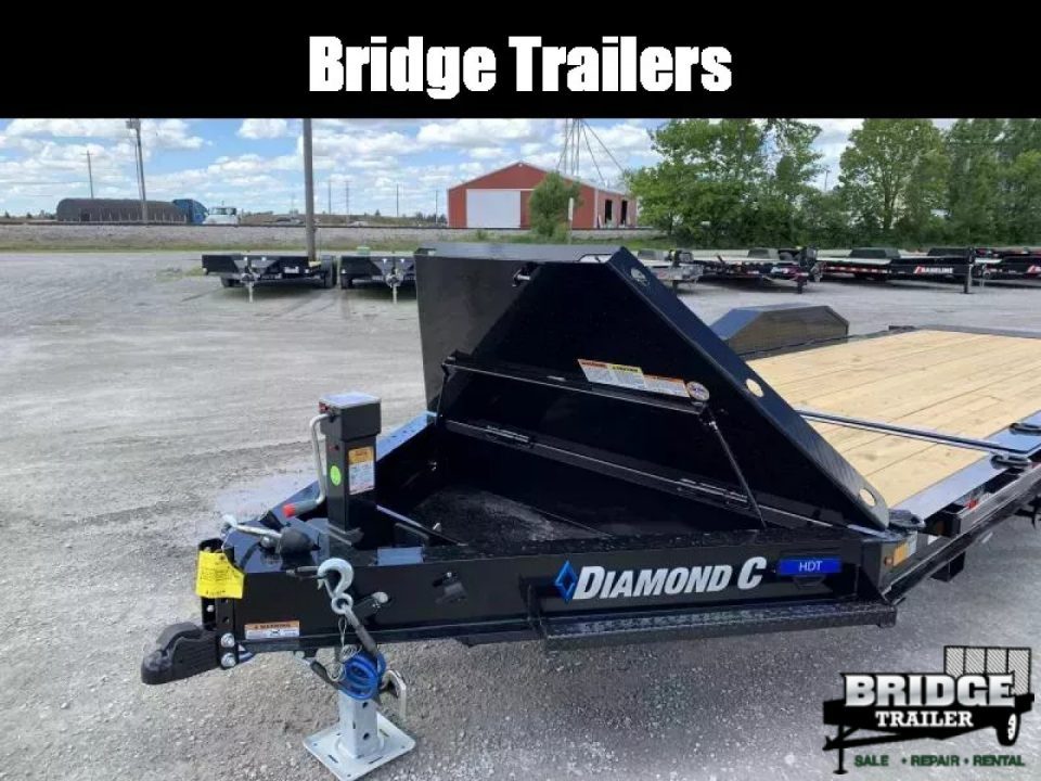 New 2027 Diamond C Trailers HDT207L20X82 (82" X 20') 15.5K Partial Tilt Equipment Trailer