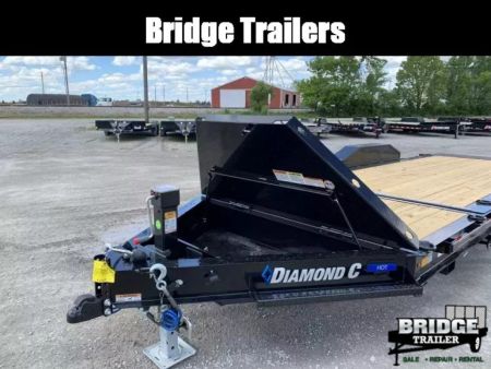 New 2027 Diamond C Trailers HDT207L20X82 (82" X 20') 15.5K Partial Tilt Equipment Trailer
