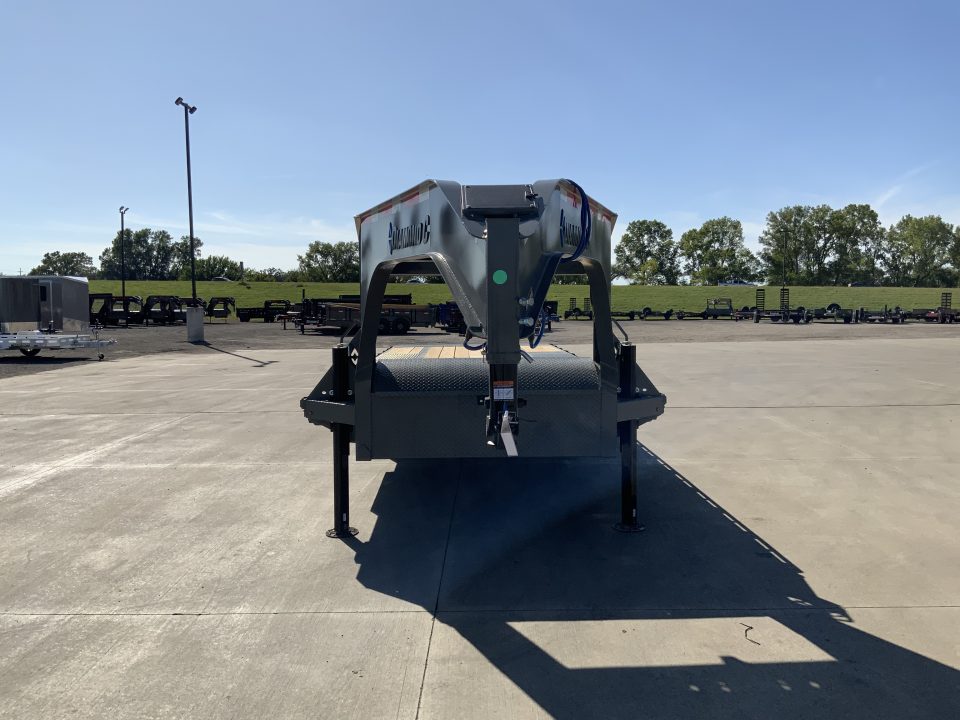 New 2027 Diamond C 102 X 24 DET210 Gooseneck Deckover Tilt Trailer