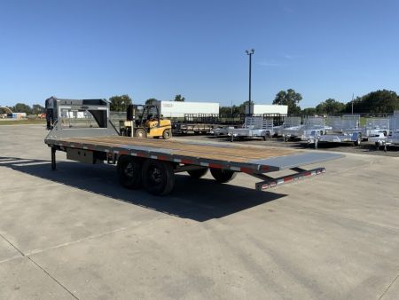 New 2027 Diamond C 102 X 24 DET210 Gooseneck Deckover Tilt Trailer