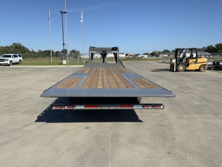 New 2027 Diamond C 102 X 24 DET210 Gooseneck Deckover Tilt Trailer