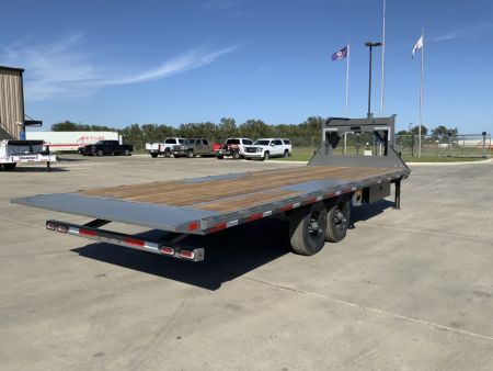 New 2027 Diamond C 102 X 24 DET210 Gooseneck Deckover Tilt Trailer