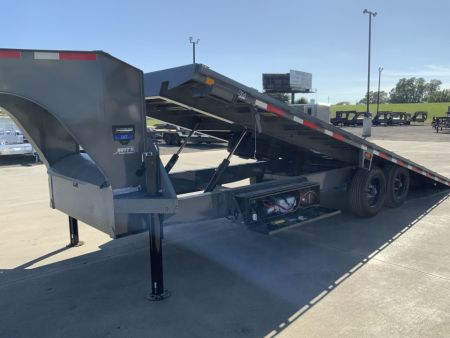 New 2027 Diamond C 102 X 24 DET210 Gooseneck Deckover Tilt Trailer