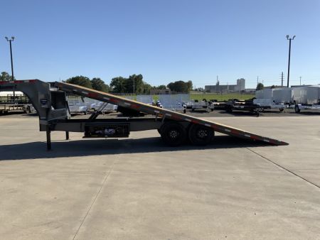 New 2027 Diamond C 102 X 24 DET210 Gooseneck Deckover Tilt Trailer
