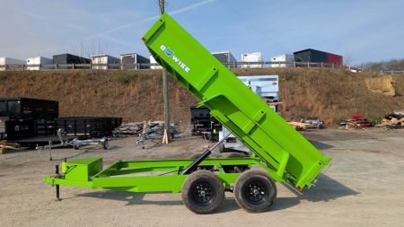 New 2027 BWise 6x12 Lo Pro Equipment Dump Trailer
