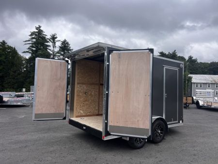 New 2027 US Cargo 7x12 + 2ft V nose/ I beam frame/ 7' interior/ Polycore / Barn Door - 7000GVW