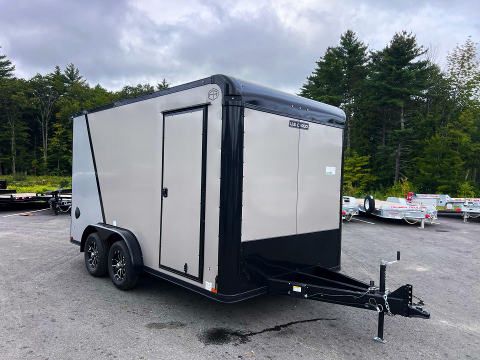New 2027 US Cargo 7.5X14 Flat Front w/ Cast Corners - Polycore / I-Beam Frame / 7' interior - 7000GVW