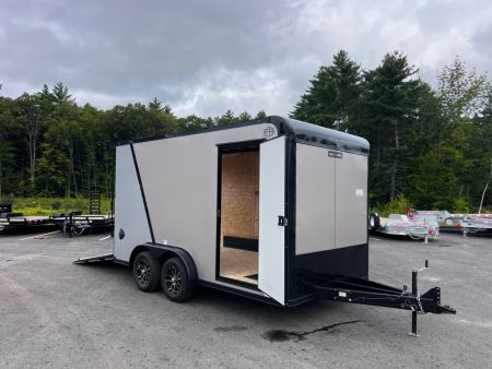 New 2027 US Cargo 7.5X14 Flat Front w/ Cast Corners - Polycore / I-Beam Frame / 7' interior - 7000GVW