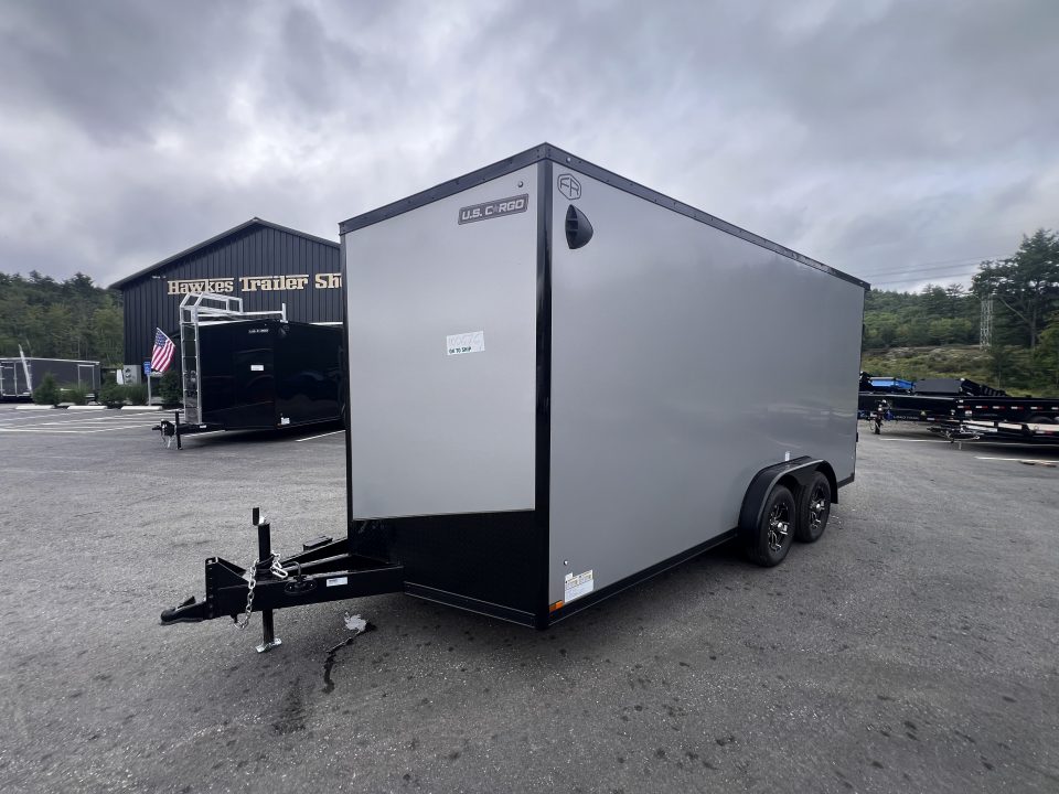 New 2027 US Cargo 7.5X16+ 2ft V-Nose / Polycore / I-Beam Frame / Torsion Axles/ Reinforced Roof- 7000GVW