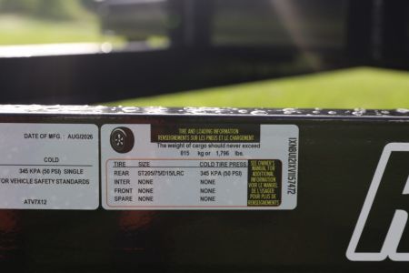 New 2027 7X12 Triple Crown ATV UTILITY TRAILER