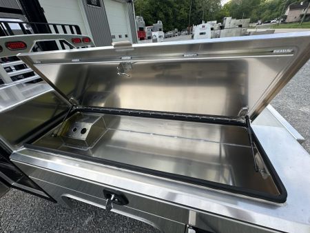 New Martin Truck Bodies Aluminum Gooseneck Service Body DRW 8' SMOOTH APPEARANCE