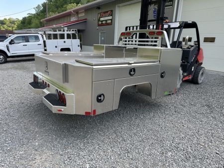 New Martin Truck Bodies Aluminum Gooseneck Service Body DRW 8' SMOOTH APPEARANCE