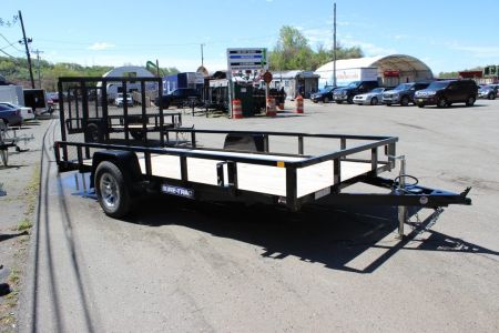 New 2027 7x14 Tube Top Utility Trailer - 5K Single Axle w/Brakes