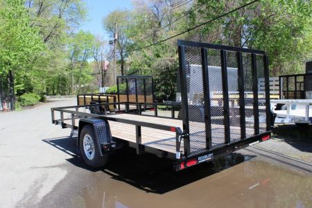 New 2027 7x14 Tube Top Utility Trailer - 5K Single Axle w/Brakes