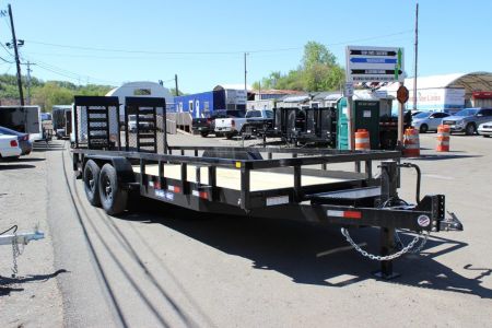 New 2027 Sure-Trac 7x20 14K HD Tube Top Utility Trailer
