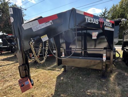 New 2026 Texas Pride Trailers Gooseneck 7x16x4 Tandem Axle-8K Axles- Dump Trailer- UPGRADES!!!