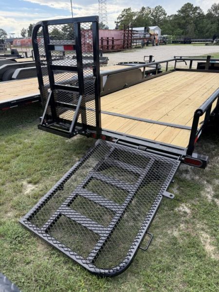 New 2027 PJ Trailers P8 83 X 20 TA PIPETOP Utility Trailer