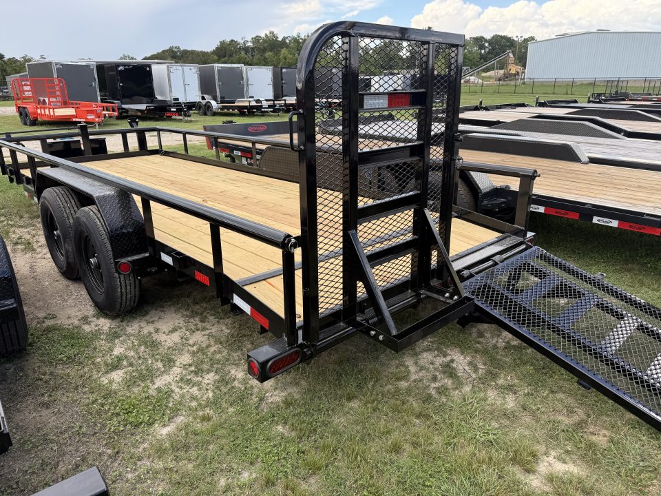 New 2027 PJ Trailers P8 83 X 20 TA PIPETOP Utility Trailer