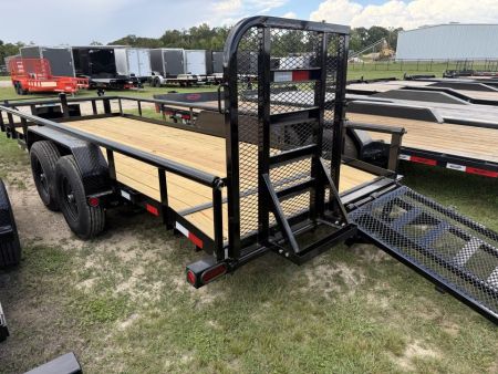 New 2027 PJ Trailers P8 83 X 20 TA PIPETOP Utility Trailer