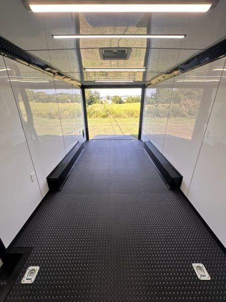 New 2027 8.5X20 Race Trailer - Finished Interior-5200LB Torsion Axle-Car/ Racing Trailer