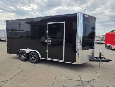 New 2027 H&H Trailers 8x16 HH Series Flat Top V-Nose 10K Cargo / Enclosed Trailer
