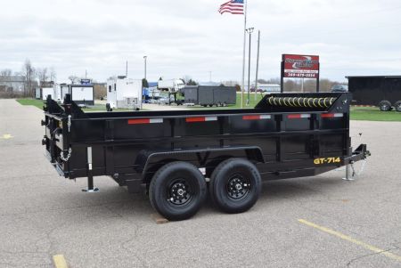 New 2027 Griffin Trailers 7x14 14K Telescoping Cylinder Dump Trailer