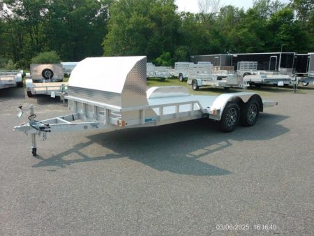 New 2026 ALCOM ALCOM / Aluminum 1,400 lbs. Empty Weight ! Open Car Trailer , $8,295 without stone guard. , $9,495 as shown. ID# 148926 Car Hauler