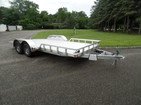 New 2026 ALCOM ALCOM / Aluminum 1,400 lbs. Empty Weight ! Open Car Trailer , $8,295 without stone guard. , $9,495 as shown. ID# 148926 Car Hauler