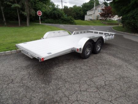 New 2026 ALCOM ALCOM / Aluminum 1,400 lbs. Empty Weight ! Open Car Trailer , $8,295 without stone guard. , $9,495 as shown. ID# 148926 Car Hauler